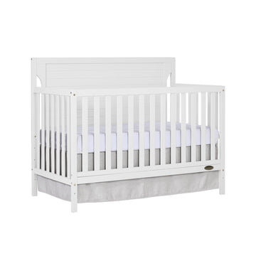 Dream On Me Cape Cod 5-In-1 Convertible Crib In White, Greenguard Gold Certified, 55X30X44.5 Inch (Pack Of 1)