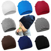 DRESHOW BQUBO 8 Pack Unisex Baby Beanie Hat Infant Toddler Kid Hats Baby Soft Cute Knit Cap Nursery Beanie