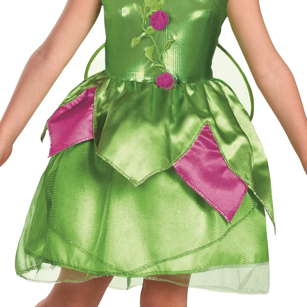 Disguise Disney Fairies Tinker Bell Classic Girls' Costume, Small(4-6X)