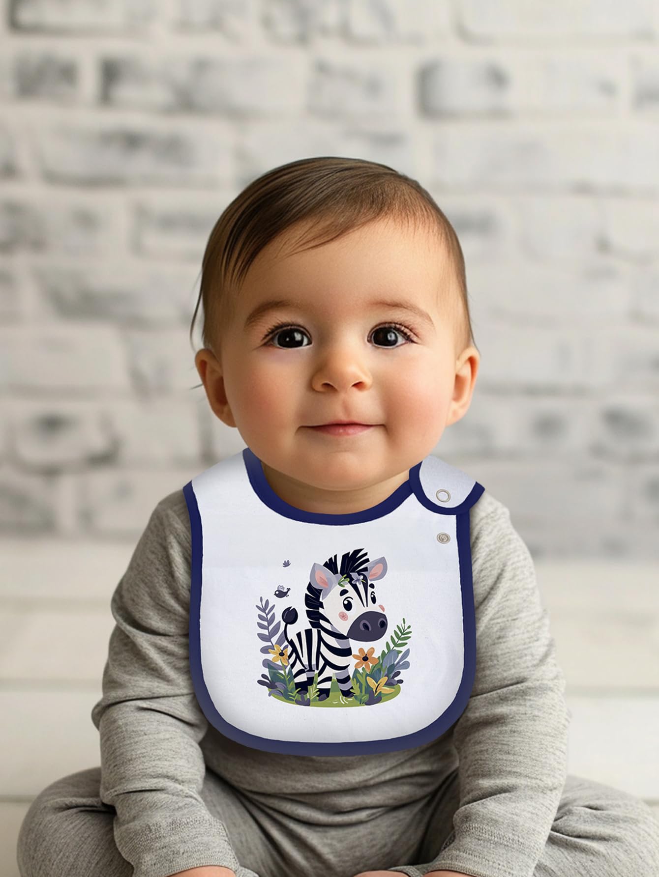 Baby Bibs For Boys And Girls, Waterproof Cotton 6 Pack, Drool And Mealtime (Multi7A)