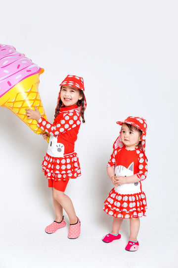 Vaenait Baby 0-24M Little Girls Onepiece Rashguard Swimsuit Hello Cat Baby S