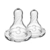 Dr. Brown'S Dr Brown Natural Flow Level 3 Narrow Nipple Set Of 2 (6M+) Clear