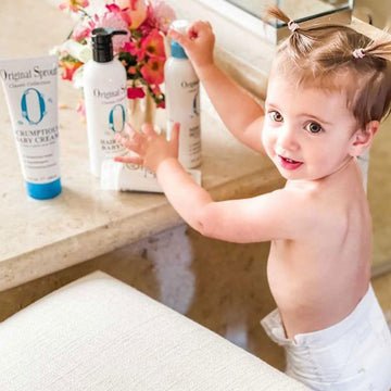 Original Sprout Scrumptious Baby Cream With Zinc For Babies Sensitive Skin, 24 Oz. Bottle