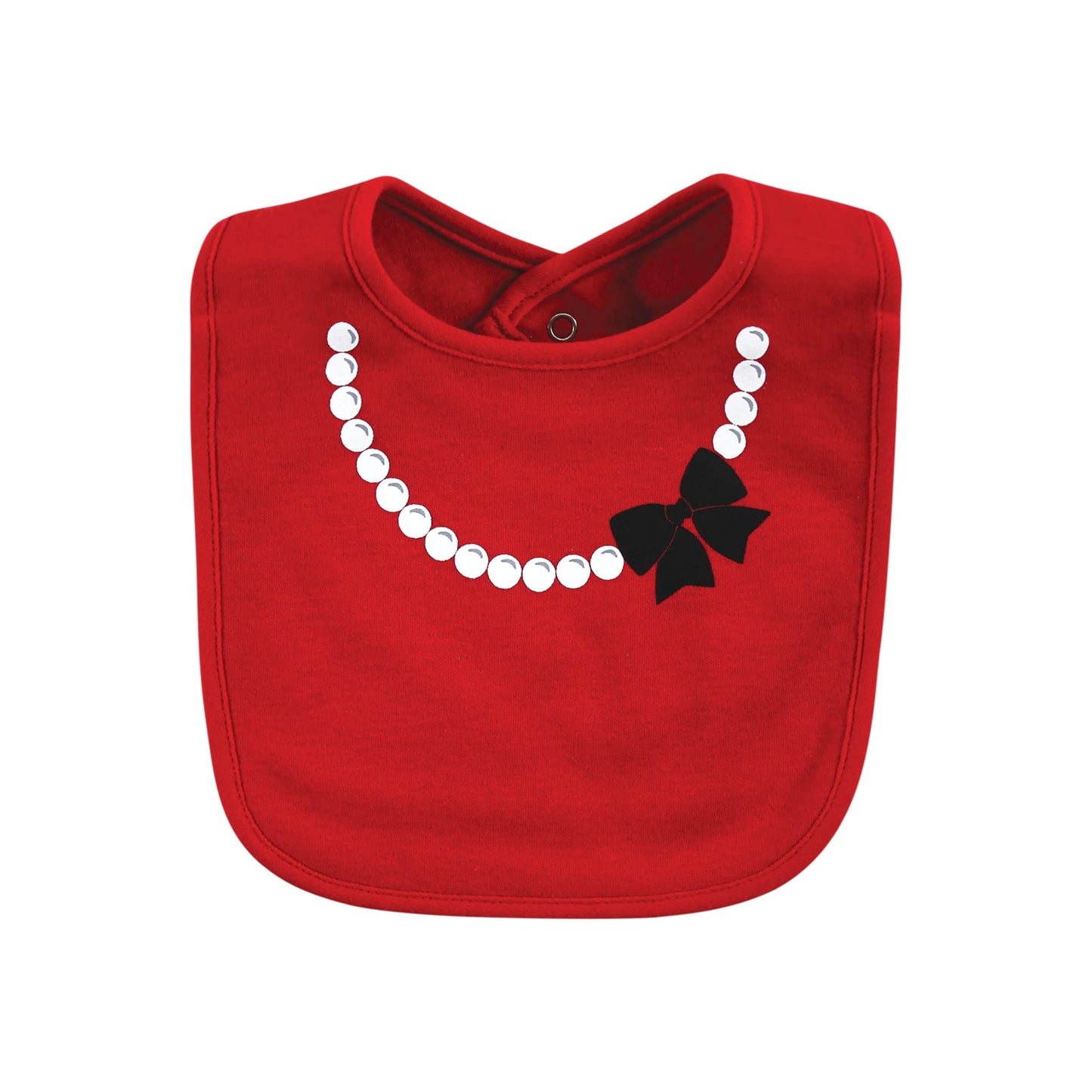 Hudson Baby Unisex Baby Cotton Bibs, Scottie Dog, One Size