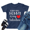 Valentine'S Day Shirts Toddler Boys Valentine T-Shirt Mommy Is My Valentine Tshirt Graphic Tee Tops Blue
