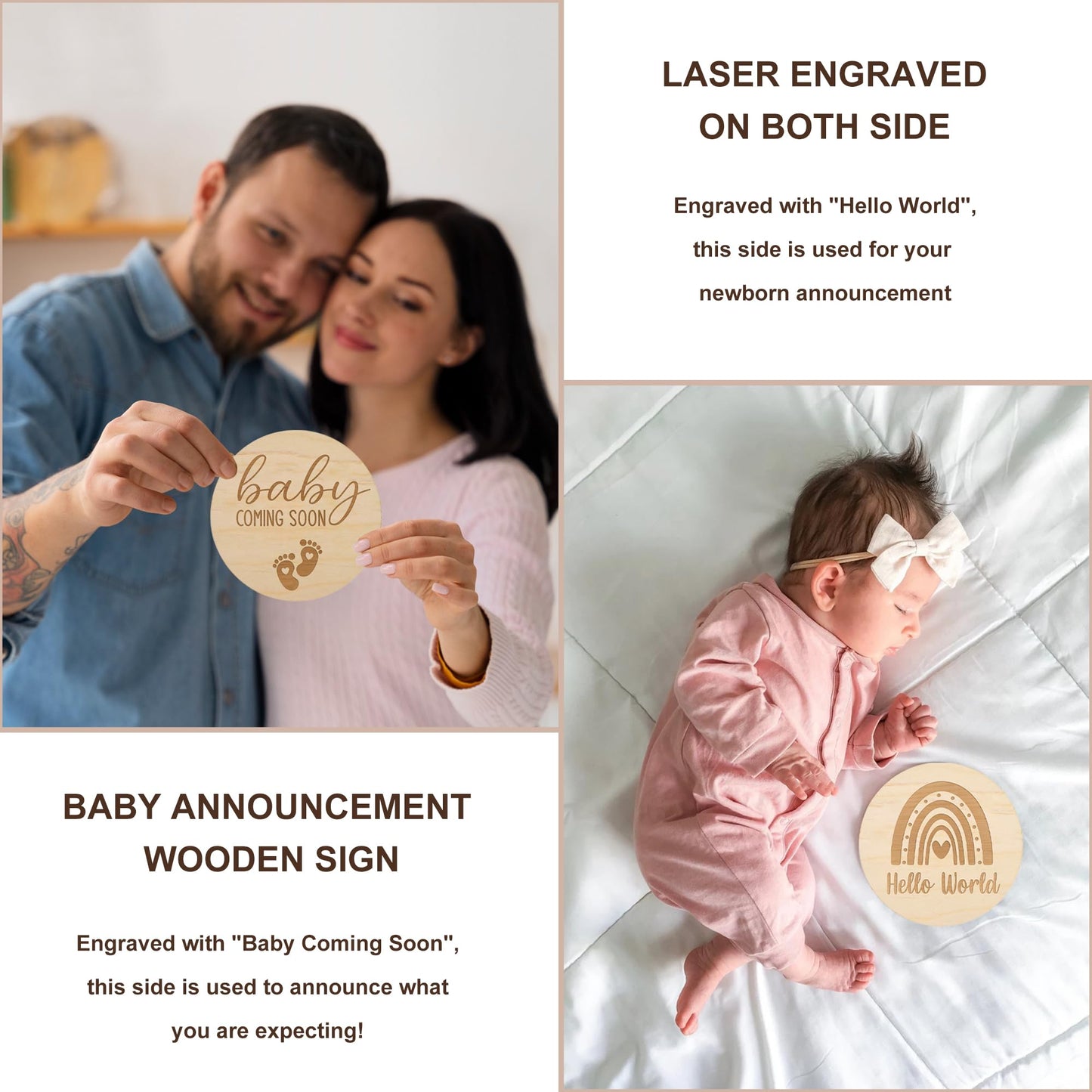 Pregnancy Announcement, Coming Soon Baby Announcement For Grandparents Dad Husband Family, Pregnancy Reveal Ideas, Gender Reveal