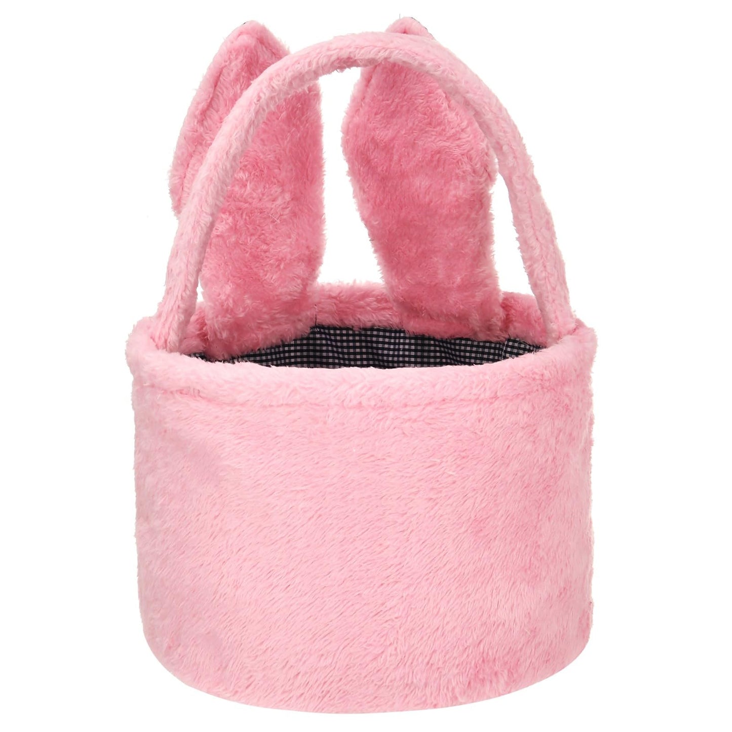 Easter Basket Plush Easter Bunny Tote Bags Cute Rabbit Design Personalized Easter Bucket For Kids Carrying Gift And Eggs (Plush-