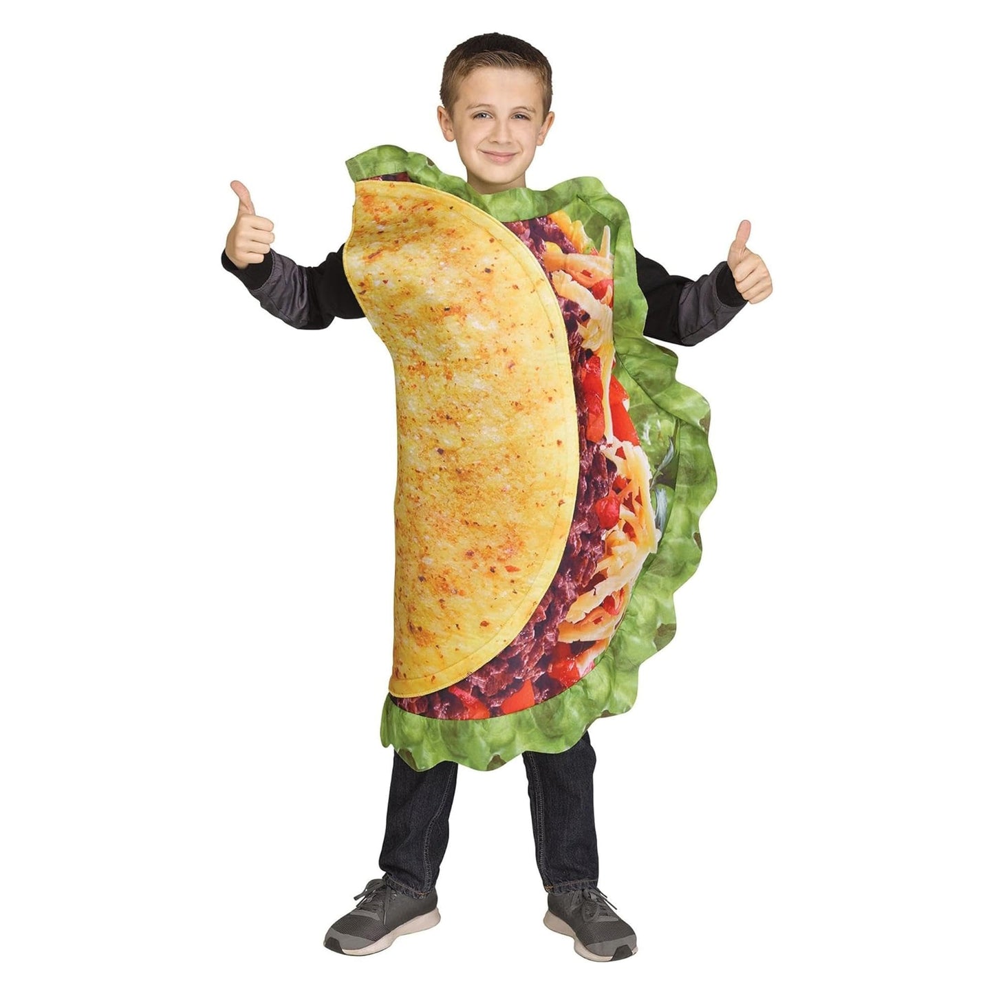 Taco Child Costume One Size Fits Up To Size 12