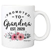 Promoted To Grandma 2020 Coffee Mug - 11Oz Cup New Mommy To Be Gift Mug For Parents, Mothers, Inlaws, Stepmom, Grandmothers - Pr