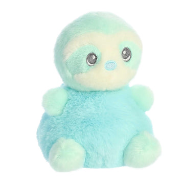 Aurora Gentle Lil Biscuits Baby Sloth Baby Stuffed Animal - Easy To Clean - Imaginative Play - Blue 5 Inches
