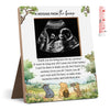 Hatzelou Classic Winnie A Message From The Bump Baby Sonogram Picture Frame, The Pooh Baby Shower Sign Picture Frame, Baby Showe