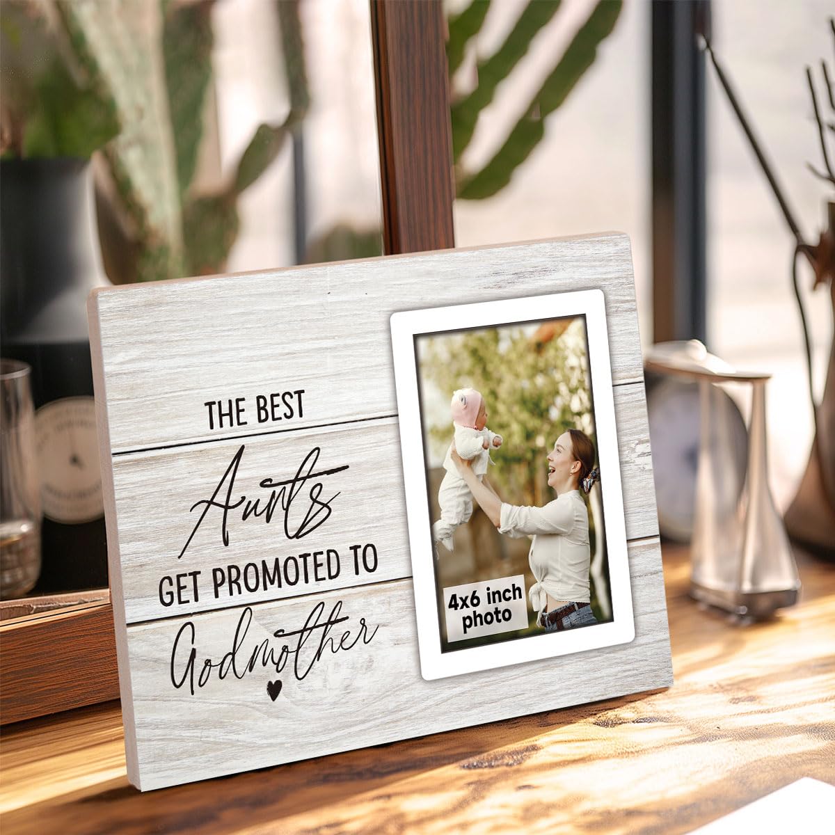 Sz-Pengxin Godmother Picture Frames, Godmother Gifts, Baby Announcement Gifts Godmother Proposal Gift, Godmother Gift For Niece