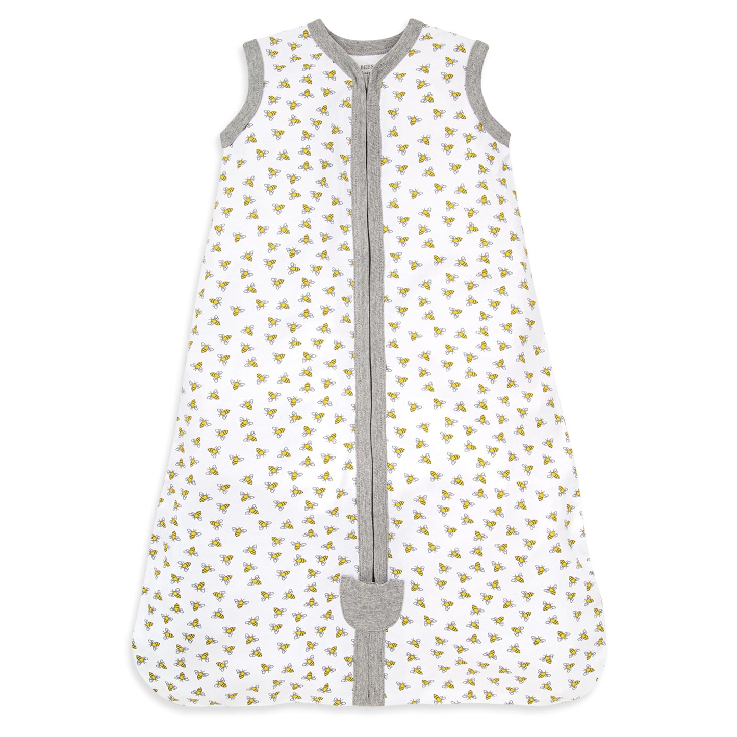 Burts Bees Baby Baby Beekeeper Wearable Blanket, 100% Organic Cotton, Swaddle Transition Sleeping Bag, Honey Bee Cloud, Large