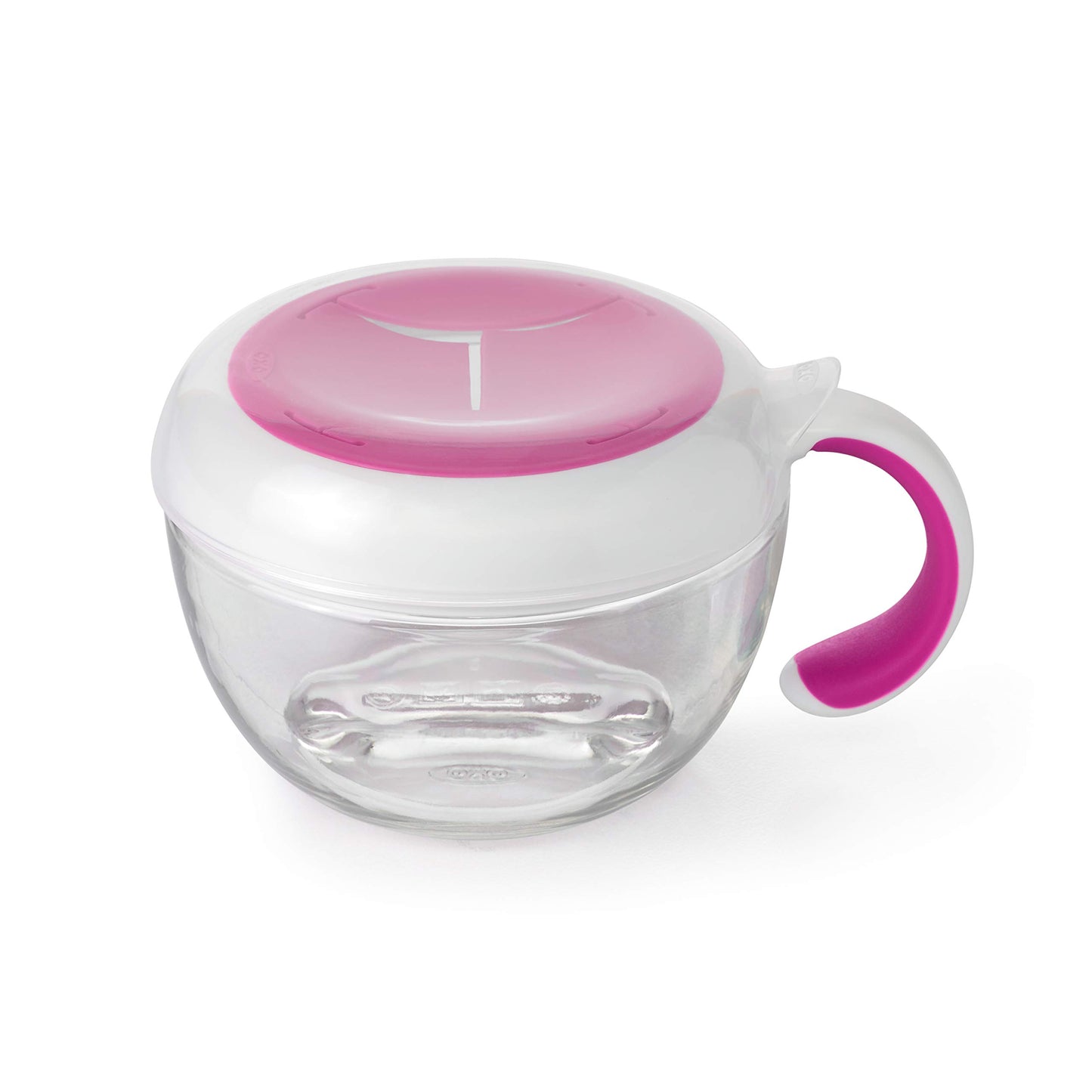 Oxo Tot Flippy Snack Cup With Travel Lid - Pink