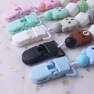 10-Pack Pacifier Clip Replacement Ends - Bpa-Free Plastic Fasteners For Diy Baby Crafts, Sewing Bibs & Blankets Straps (3/4 Inch