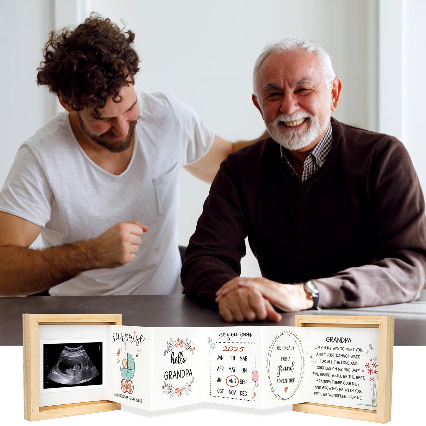 Pregnancy Announcement Gifts For Grandpa To Be, Promoted To Grandpa Baby Announcement Gifts, Pregnancy Reveal Ideas- Baby Ultras