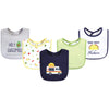 Hudson Baby Unisex Baby Cotton Bibs, Taco Truck, One Size