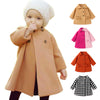 Swnone Baby Coats Spring Fall Kid Baby Girl Cloak Button Jacket Clothes Baby Outwear Clothes (Khaki Coat, 6-12 M)