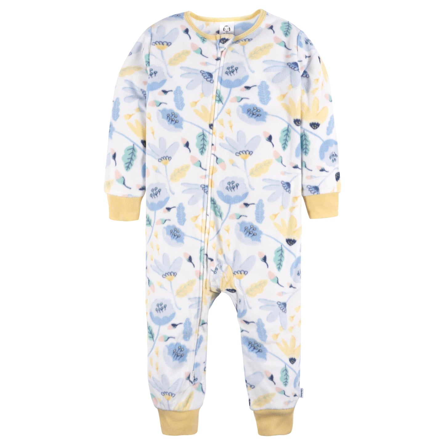 Gerber Baby Girl'S Flame Resistant Fleece Footless Pajamas 3-Pack, Multi Floral