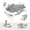 BEBELEH Collapsible Baby Bathtub - Bathtub + Baby tub Sling + Newborn Sling - Baby Bathtub Newborn to Toddler 0-24 Months - The