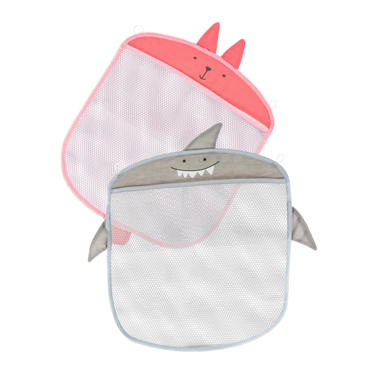 Kisangel 2pcs Toy Storage Bag Wrinkleresistant Mesh Pouch Boys and Girlss Bathroom Storage Wall Hanging Organizer