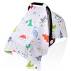 Muslin Baby Carseat Canopy for Girls Boys, Metplus Lightweight Infant Car Seat Cover, Breathable Carrier/Stroller Covers Fit Sum