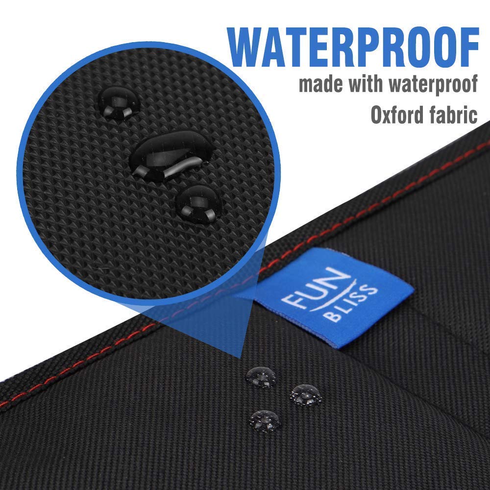 Funbliss Car Seat Protector For Child Car Seat - Auto Seat Cover Mat For Under Carseat With Thickest Padding To Protect Leather