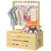Wooden Baby Shower Crate Closet, Baby Toy Storage Basket With Handle, For Newborn Boys Girls Pregnancy New Parents Gifts - Wood