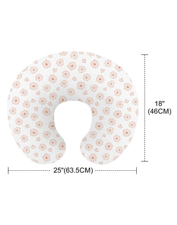 Wimist Nursing Pillow Covers 2 Pack, Muslin Nursing Cover For Breastfeeding Pillows, Comfortable For Baby Girls And Boys (Dusty