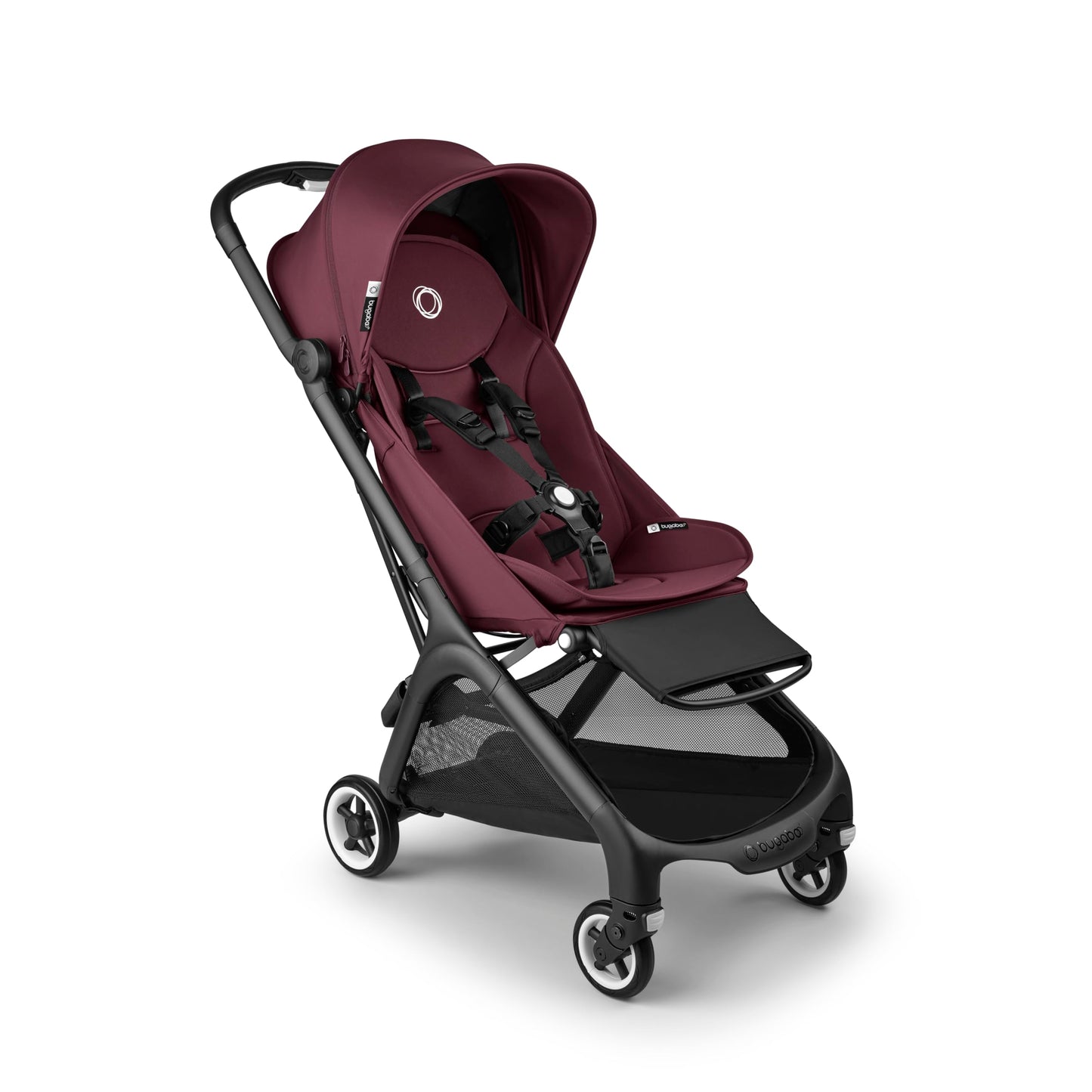 Bugaboo Butterfly - 1 Second Fold Ultra-Compact Stroller - Lightweight & Compact - Great For Travel - Dark Cherry