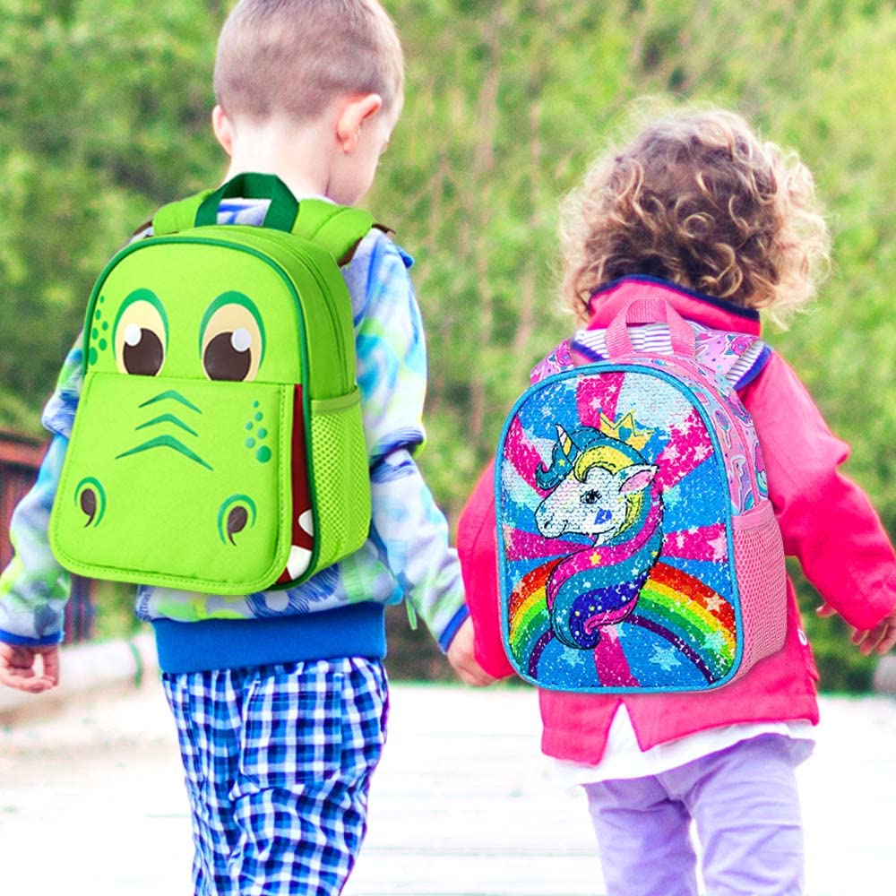 Gxtvo Toddler Backpack Leash, 9.5' Kids Unicorn Safety Leashes Bookbag For Children Girls