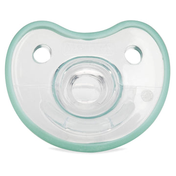 Dr. Talbot'S Soft-Flex Orthodontic Pacifiers 0-6 Months, Aqua/White, 2 Pack