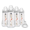 Mam Easy Active Baby Bottle 11 Oz With Bonus Nipple, Fast Flow Skinsoft Silicone Nipple With Wide Neck Ergonomic Design, Easy To