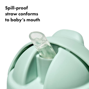 Oxo Tot Transitions Straw Cup With Removable Handles - 6 Oz. - Opal