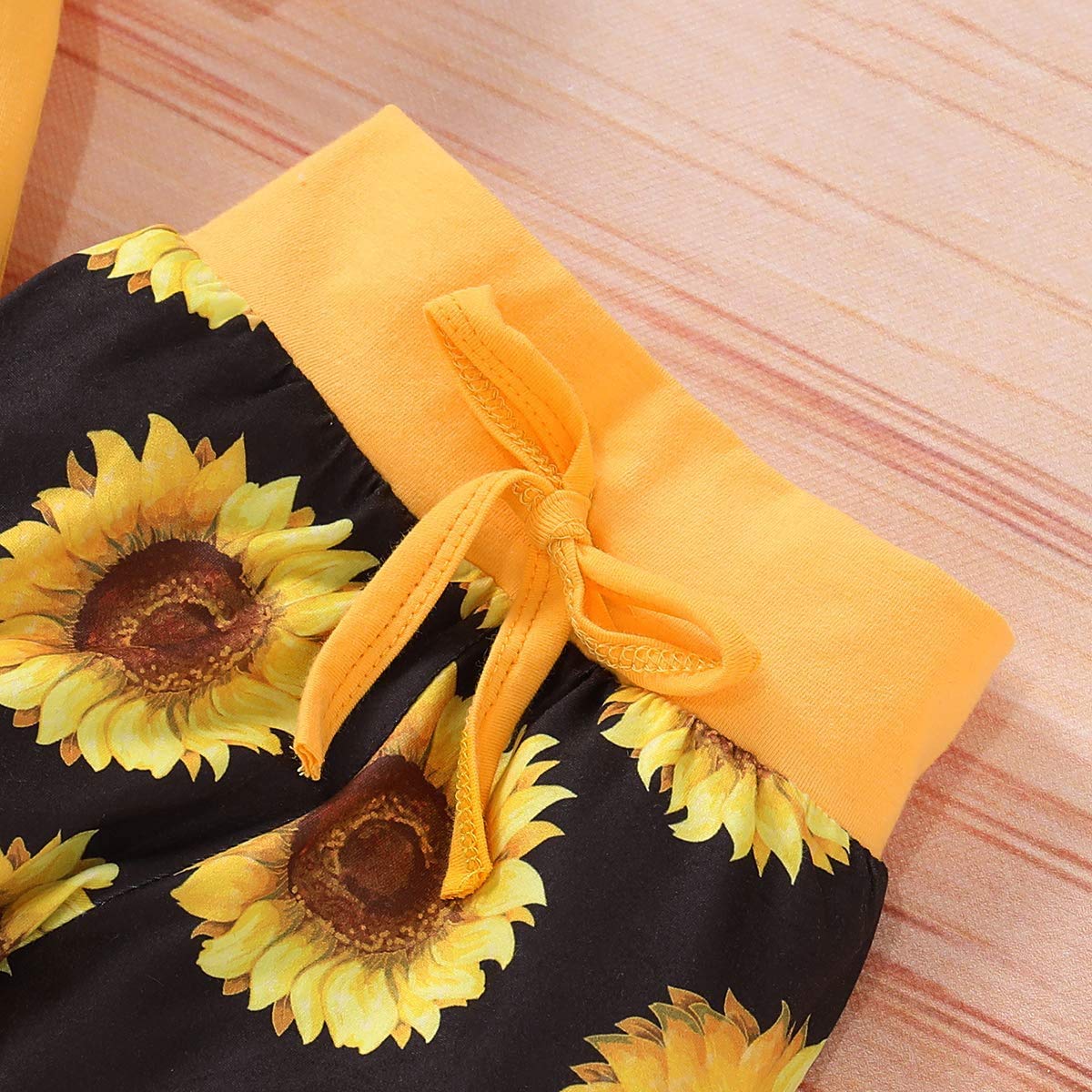 Yvowming Newborn Baby Girl Clothes Infant Baby Ruffle Romper +Pants + Headband 3 Pcs Outfits Set Little Sassy-Short Sleeve