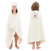 Style Quarters Baby Bath Towel - 100% Cotton Terry Soft Hooded Towel Cartoon Alpaca Baby Beach Towels Super Absorbent Large Embr