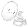 Maymom 20Mm Wide Neck Pump Part For Spectra S1/S2 Pumps; Incl Wide Mouth Flange; Not Original Spectra Flange; Replaces Spectra S