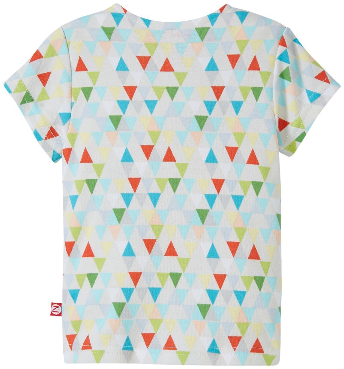 Zutano Baby Girls Triangulum S/Peasant Top, Multi, 6 Months