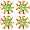 TOYMYTOY 4PCS Kids Multicolored Suction Cup Ball Flash Luminescence Plaything Party Toy for Children