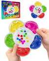 Color Sorting Sensory Toys Airplane Toys for Toddlers Fine Motor Skills Toy for Toddler 3-4 Calm Down Flower Shaped Vibrant Colo