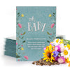 Bentley Seed Co. Oh Baby Seed Packets | 25 Non-Gmo Pre-Filled Wildflower Seed Packets | Baby Shower Favors For Boys Or Girls | W