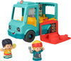 Fisher-Price Little People Musical Toddler Toy Serve It Up Food Truck Vehicle with 2 Figures for Pretend Play Kids Ages 1+ Years