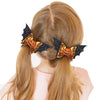 Love Sweety Baby Rose Halloween Headband Infant Pumpkin Hairband Bow Hair Clips (2Pcs Bat Pumpkin)