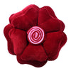 Kuber Industries Rose Flower Shaped Pair Cushion|Soft & Decorative Cushions for Living Room Bed,Sofa,Seating Area,13 Inch,(Red)