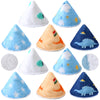 Suhine 10 Pcs Baby Boy Pee Shield Diaper Changing Accessory Reusable Pee Covers Baby Boy Pee Cap For Newborn Boys, Stars Flowers