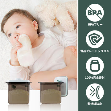 Tourdeus To Go Formula Container - 1000Ml Airtight Milk Powder Container For Travel, Formula Dispenser With Scraper, 11Oz, 0.66L