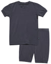 Vaenait Baby Infant Kids Toddler Short Sleeve Sleepwear Pajamas 2Pcs Set Colorful Charcoal S