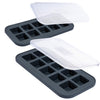Souper Cubes 2 Tbsp. Silicone Freezer Molds - Perfect for Storing Garlic, Herbs, Ginger, Pesto, Tomato Paste, Lemon Juice, Puree