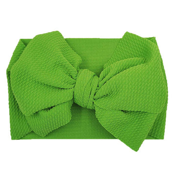 Kidocheese Big Bows Baby Girl Headbands With Bows Elastics Nylon Hairbands Oversized Head Wraps Large Hair Bow Hair Accessories