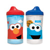 Nuk Sesame Street Hard Spout Cup, 10 Oz, 2 Pack - Bpa Free, Spill Proof Sippy Cup